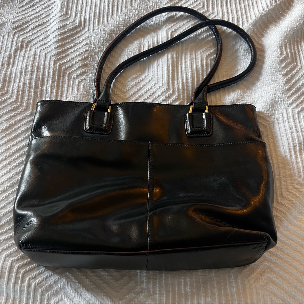 Antonio Melani Leather Purse Black Used Conditon - Picture 5 of 7
